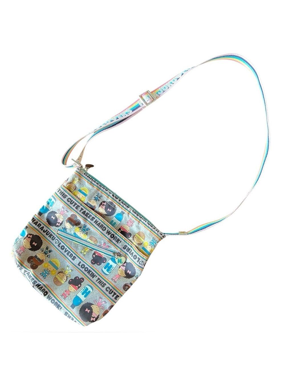 Harajuku Lovers Multicoloured Print Crossbody Bag By Gwen Stefani - Picture 2 of 12